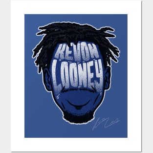 Kevon Looney Golden State Player Silhouette Posters and Art